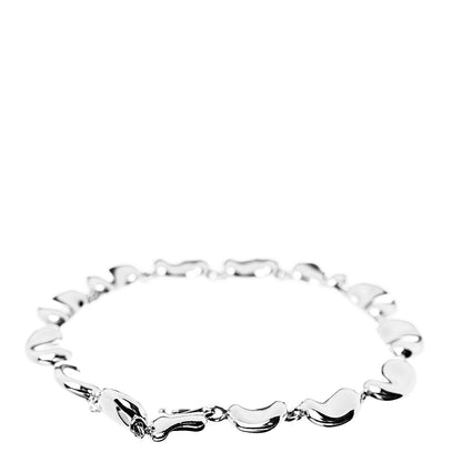 Tiffany Sterling Silver Elsa Peretti Bean Bracelet 3 of 4