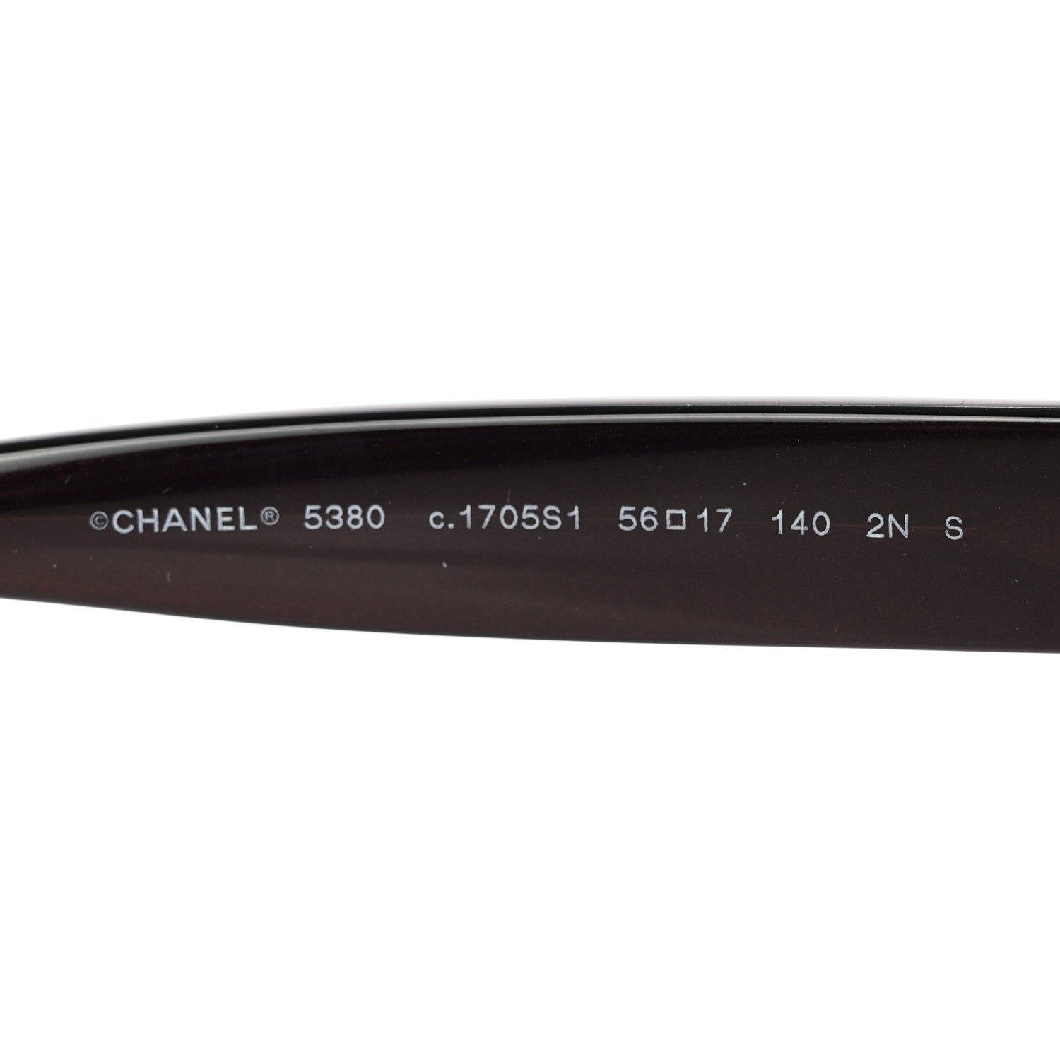 Chanel Acetate Square CC Sunglasses 5380 Burgundy Pink 5 of 9