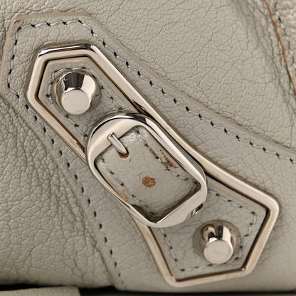 Balenciaga Chevre Silver Metallic Edge Hardware City Gris Glace 13 of 14