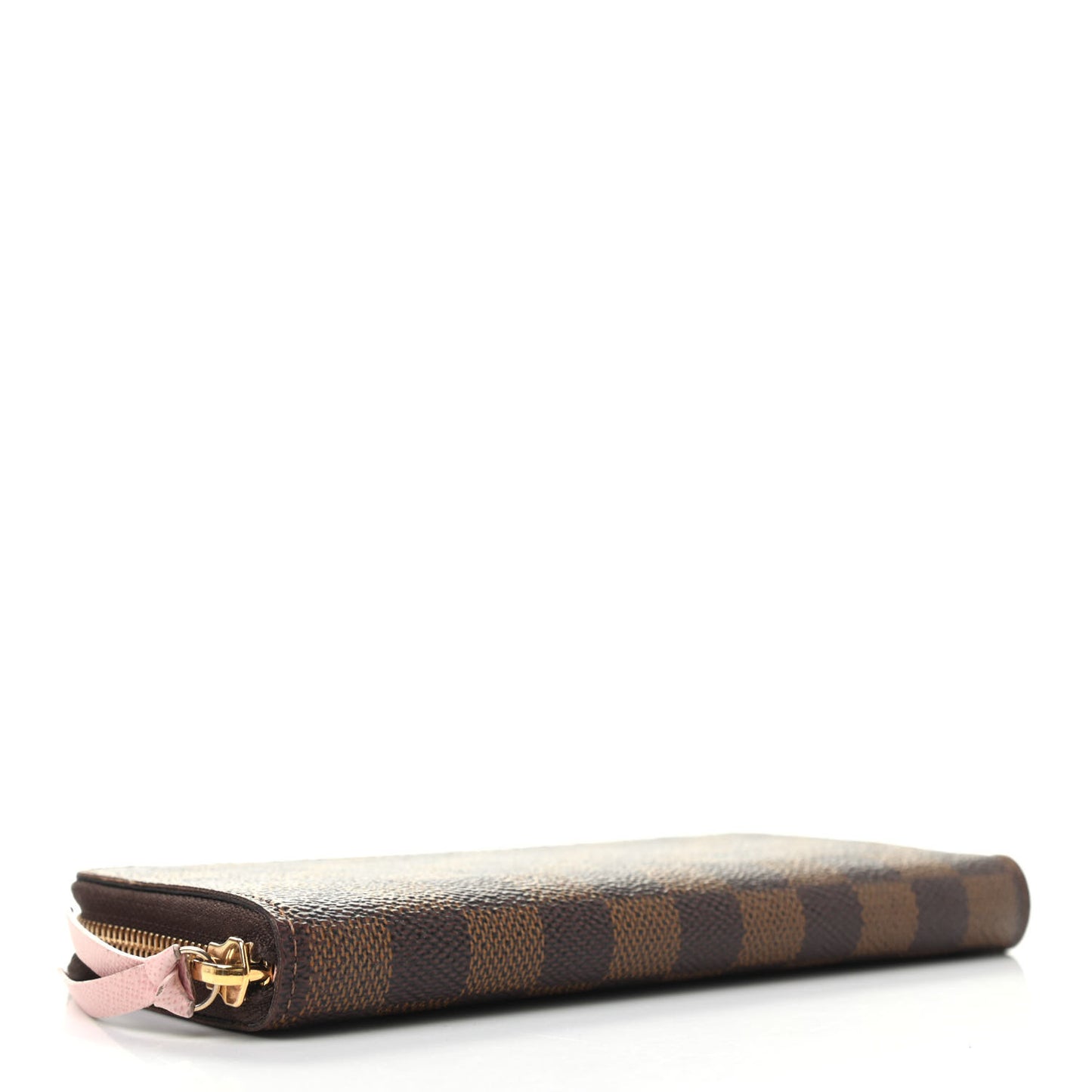 Damier Ebene Clemence Wallet Rose Ballerine