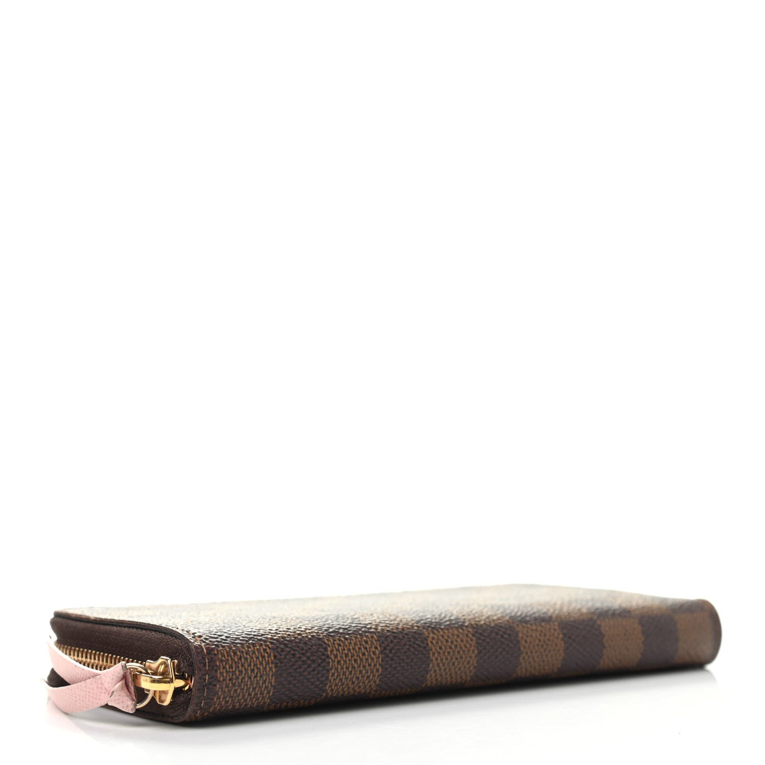 Louis Vuitton Damier Ebene Clemence Wallet Rose Ballerine 4 of 7