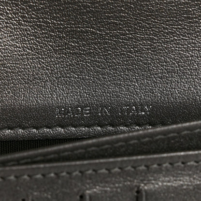 Chanel Metallic Caviar Timeless CC Yen Wallet Dark Silver 7 of 9