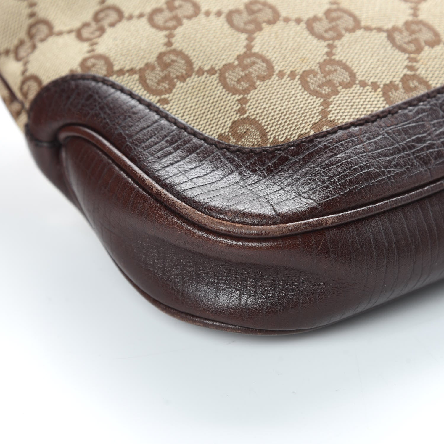 Gucci Monogram Web Small Jackie O Hobo Dark Brown 12 of 14