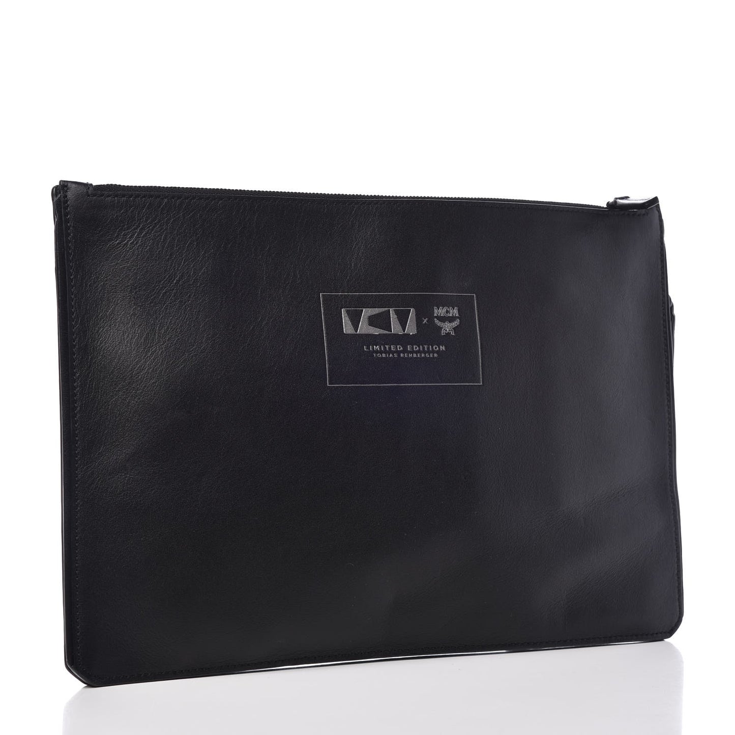 Calfskin Tobias Rehberger Print Pouch Purple