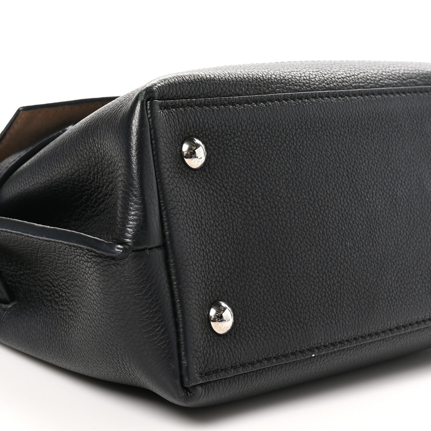 Louis Vuitton Calfskin Lockme Ever BB Black 8 of 10