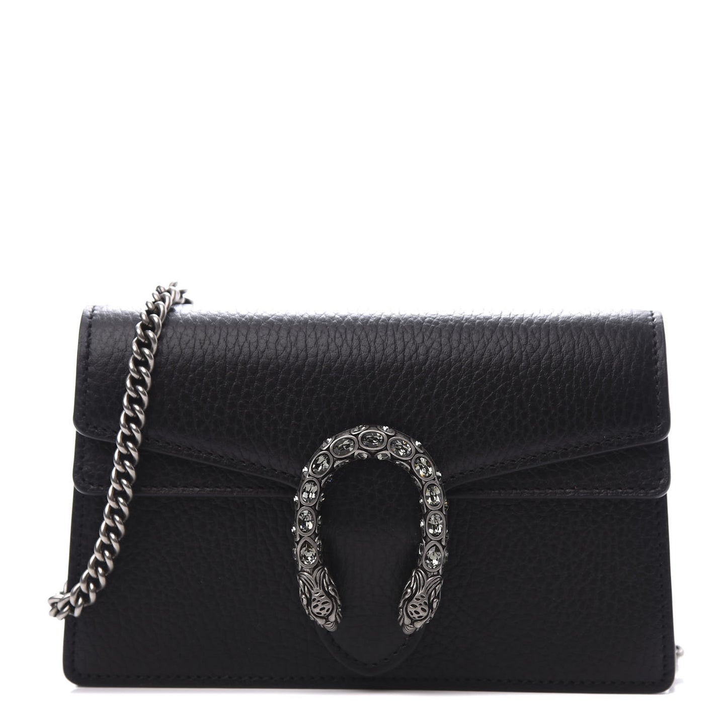 Calfskin Super Mini Dionysus Shoulder Bag Black