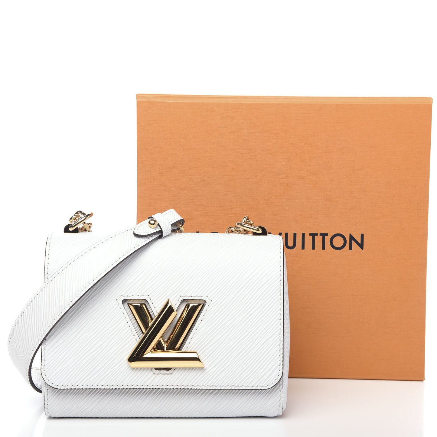 Epi Twist Shoulder Bag PM White