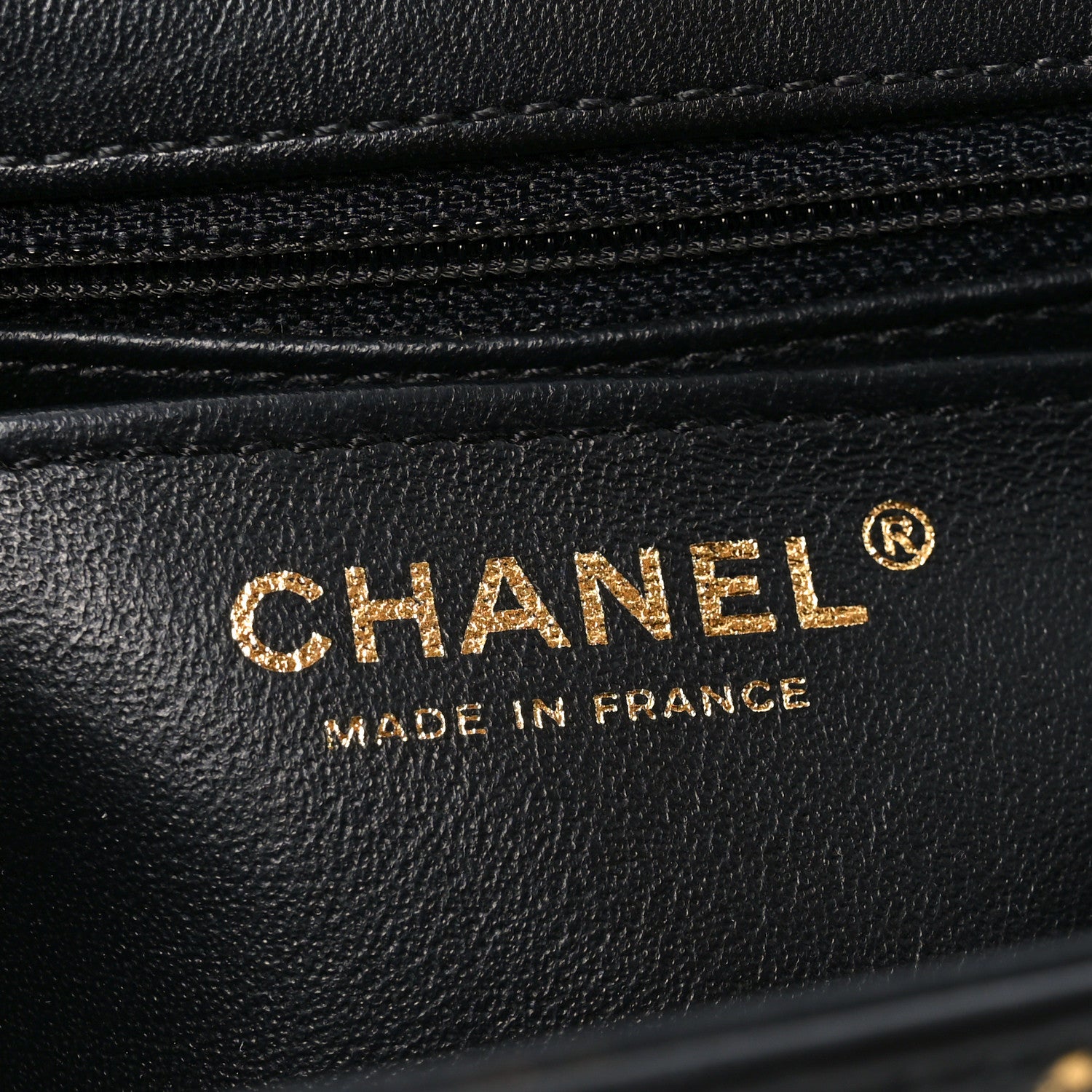 Chanel Calfskin Crocodile Embossed Graffiti 2.55 Mini Cocodile Reissue Flap Black Gold 6 of 11