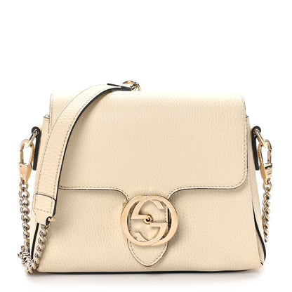 Gucci Dollar Calfskin Interlocking G Crossbody Bag Ivoire 1 of 12