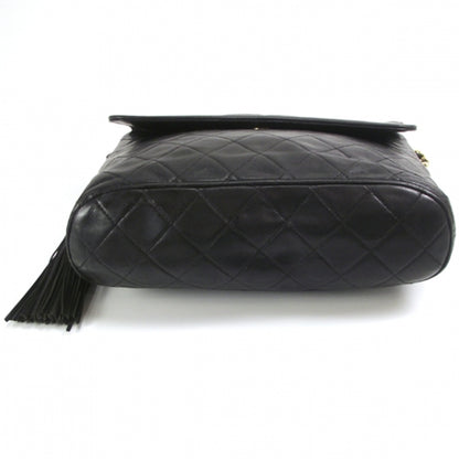 Chanel Vintage Lambskin Cross Body Flap Bag Black 4 of 13