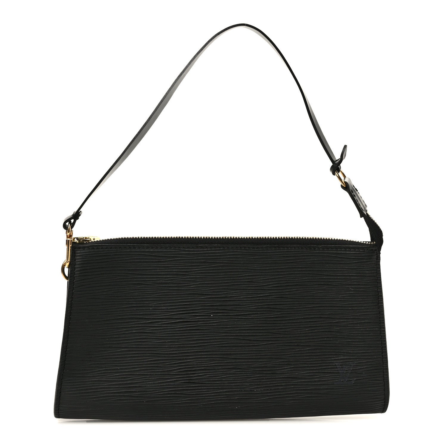 Louis Vuitton Epi Pochette Accessories 24 Black 1 of 8