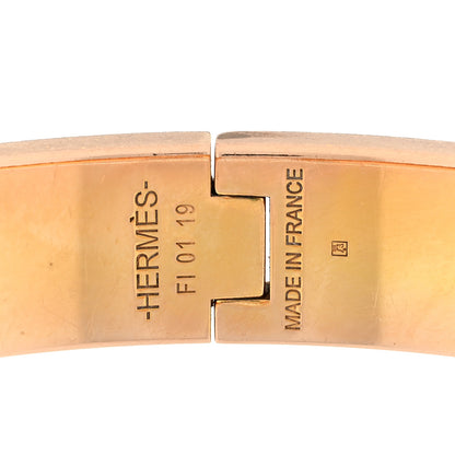 Hermes Enamel Narrow Clic Clac H Bracelet PM Black 3 of 3