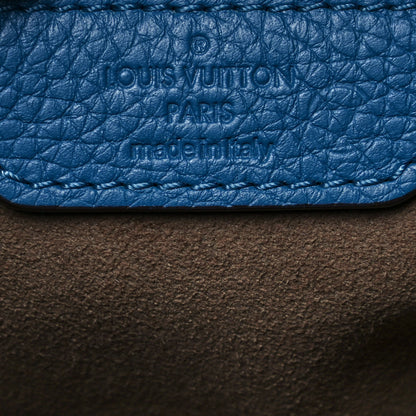 Louis Vuitton Taurillon Keepall Bandouliere 45 Bleu Canard 6 of 21