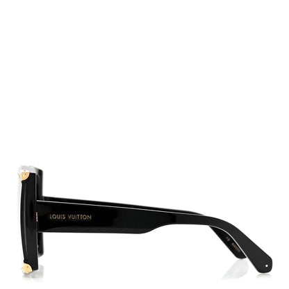Louis Vuitton Acetate Nylon In The Mood For Love Sunglasses Z1294W Black 3 of 7