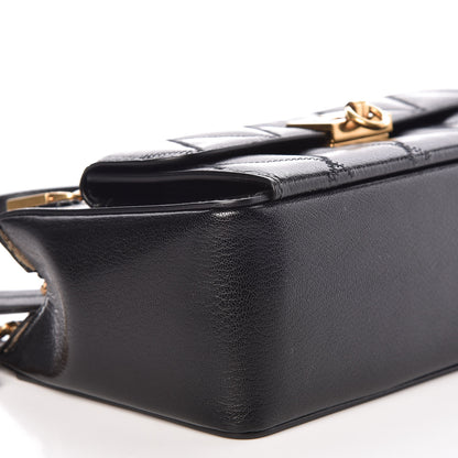 Givenchy Goatskin Diamond Quilted Pocket Crossbody Black 7 of 8