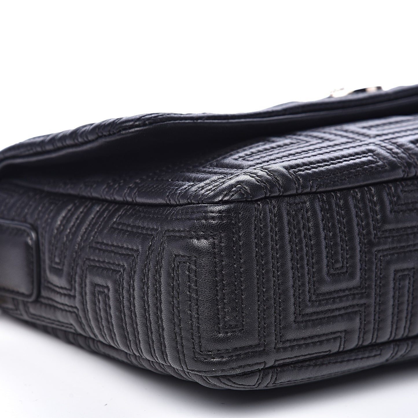 Nappa Quilted Shoulder Bag Black