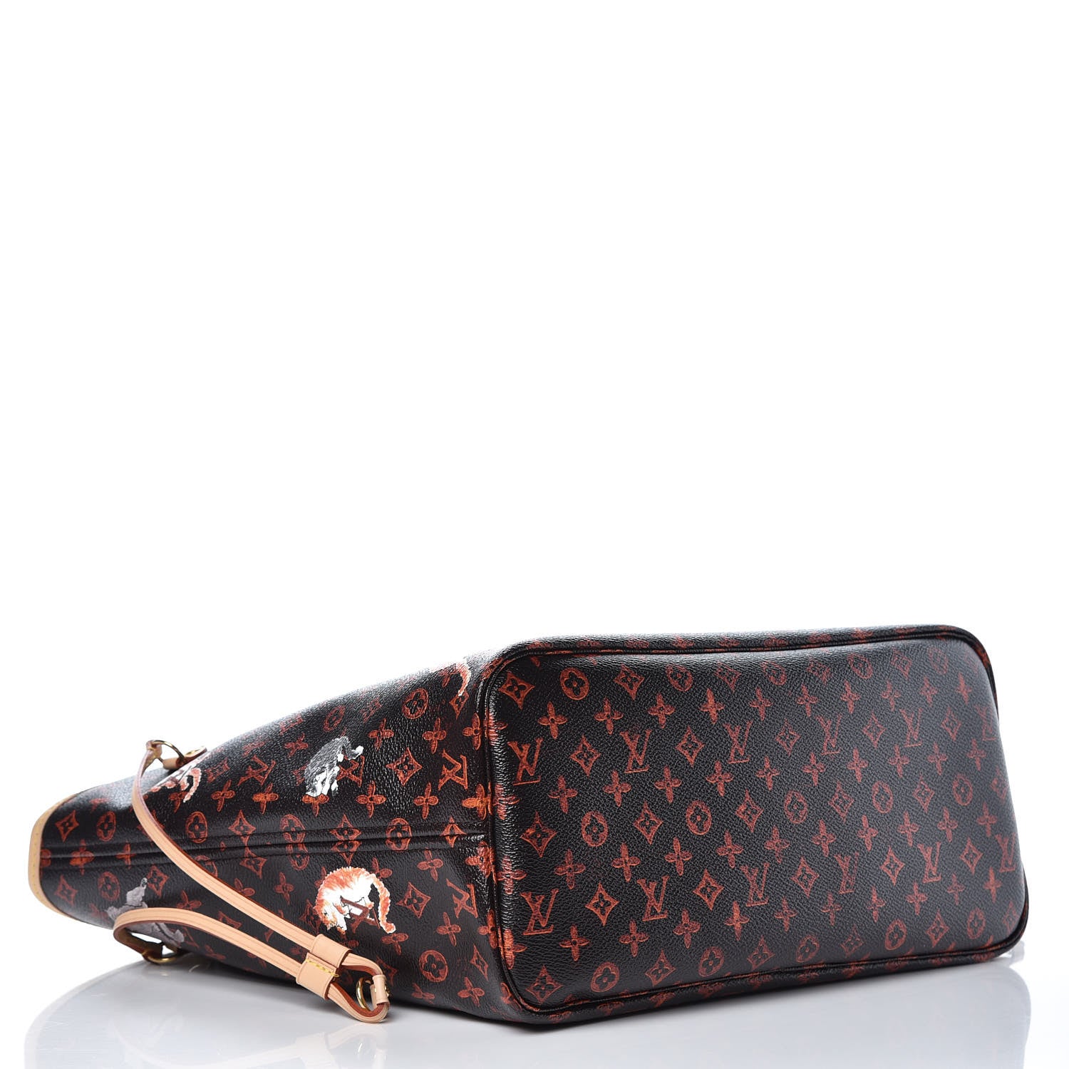 Louis Vuitton Catogram Neverfull MM Marron 5 of 11