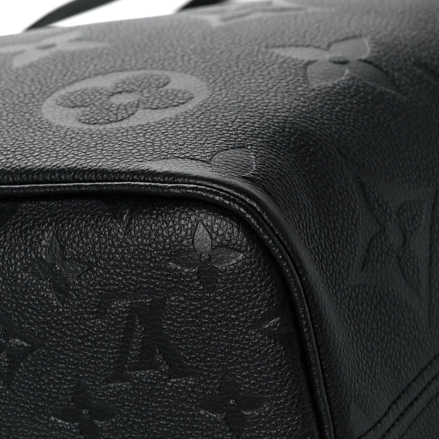 Louis Vuitton Empreinte Monogram Giant Neverfull MM Black 10 of 11