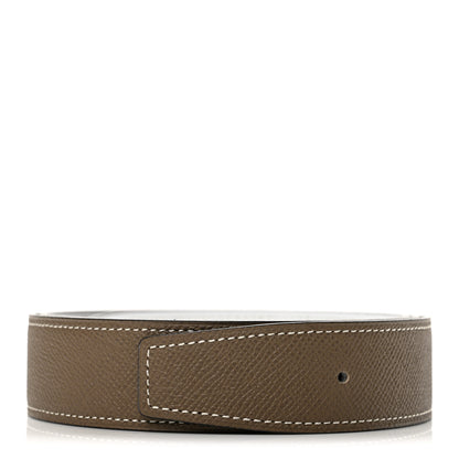 Hermes Epsom 32mm Belt Strap 90 36 Etoupe White 1 of 6