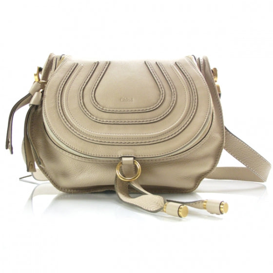 Leather Small Marcie Satchel