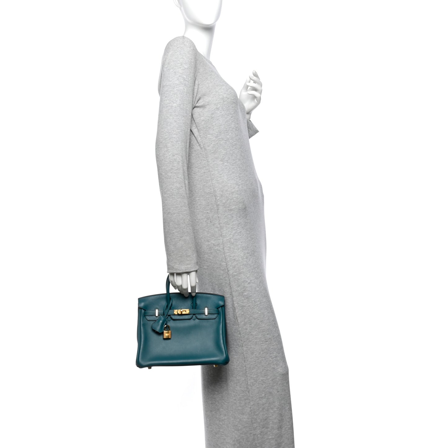 Veau Jonathan Birkin 25 Vert Bosphore