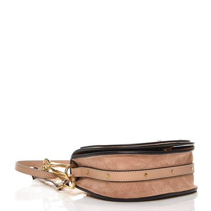 Chloe Calfskin Suede Small Nile Bracelet Bag Biscotti Beige 5 of 8
