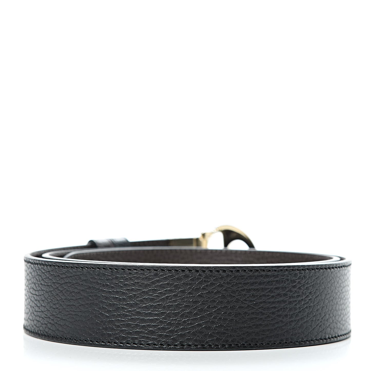 Dollar Calfskin 1973 Reversible Belt 105 42 Black Testa di Moro