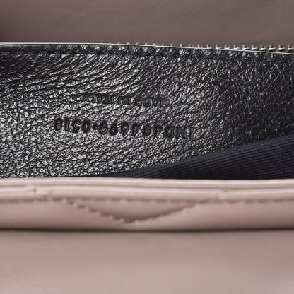 Saint Laurent Calfskin Y Quilted Monogram Small Loulou Chain Satchel Mink 9 of 11