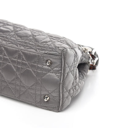 Christian Dior Nylon Cannage Medium Charming Lock Grey 9 of 10