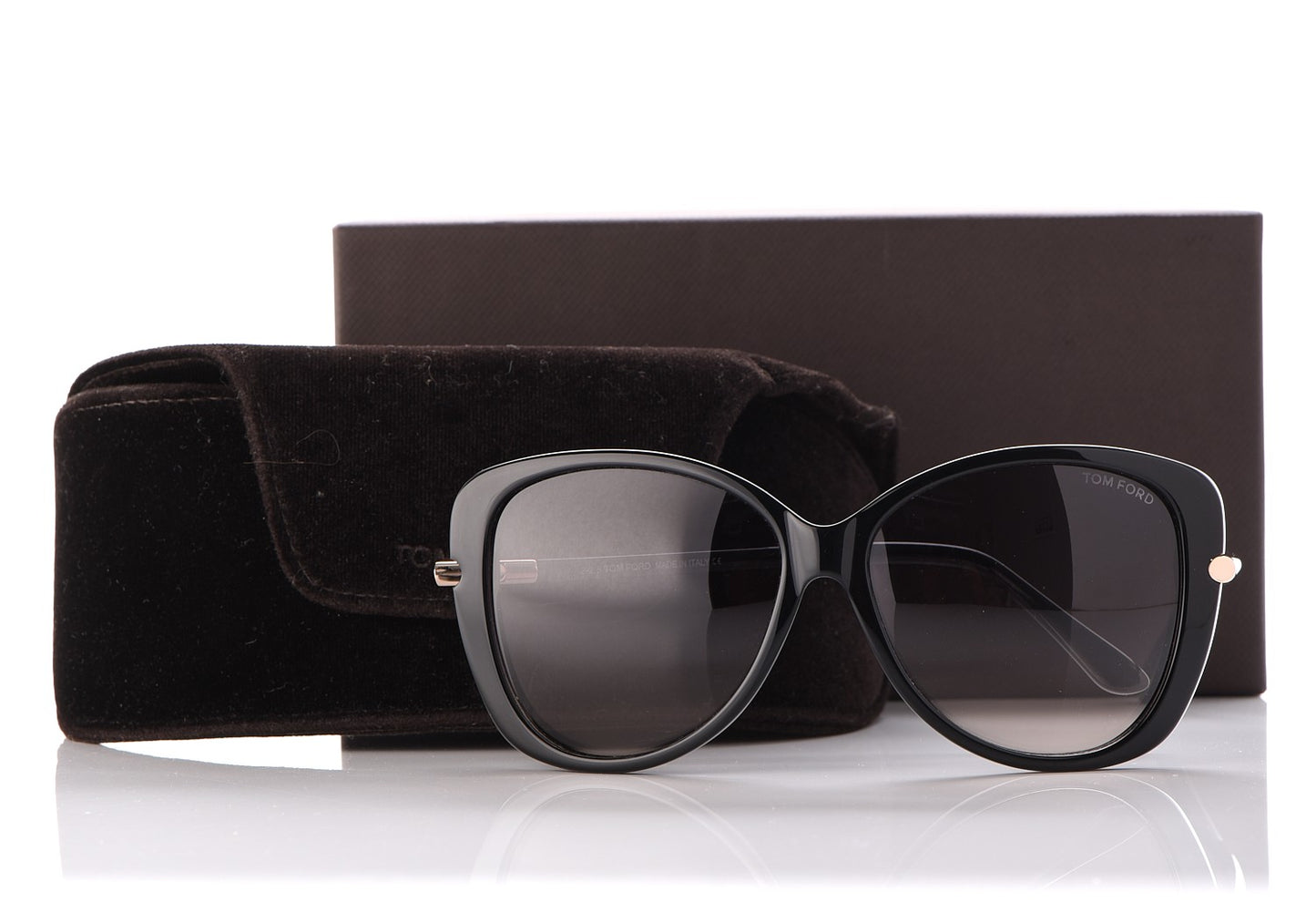 Linda Butterfly Sunglasses TF324 Black