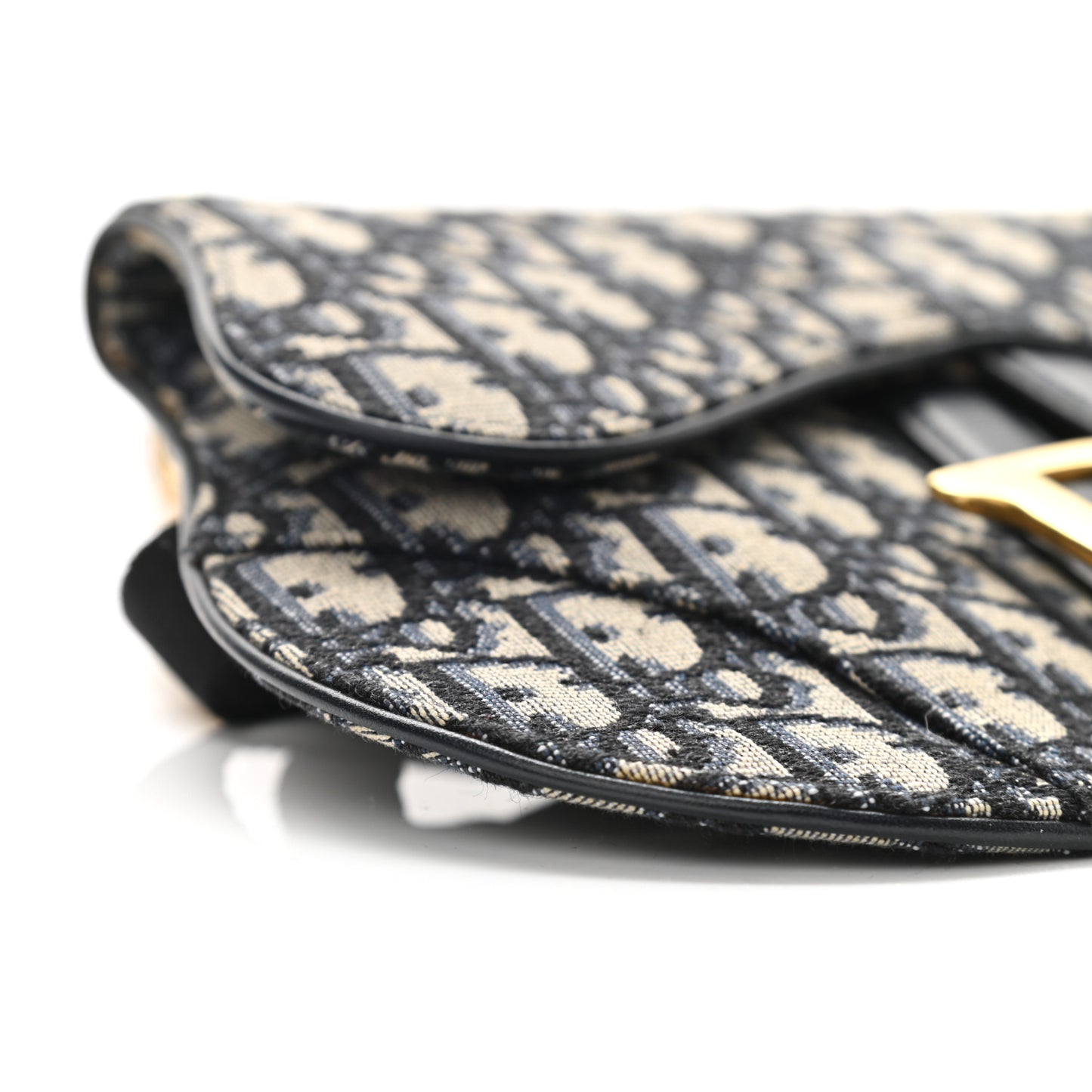 Oblique Saddle Belt Pouch Blue