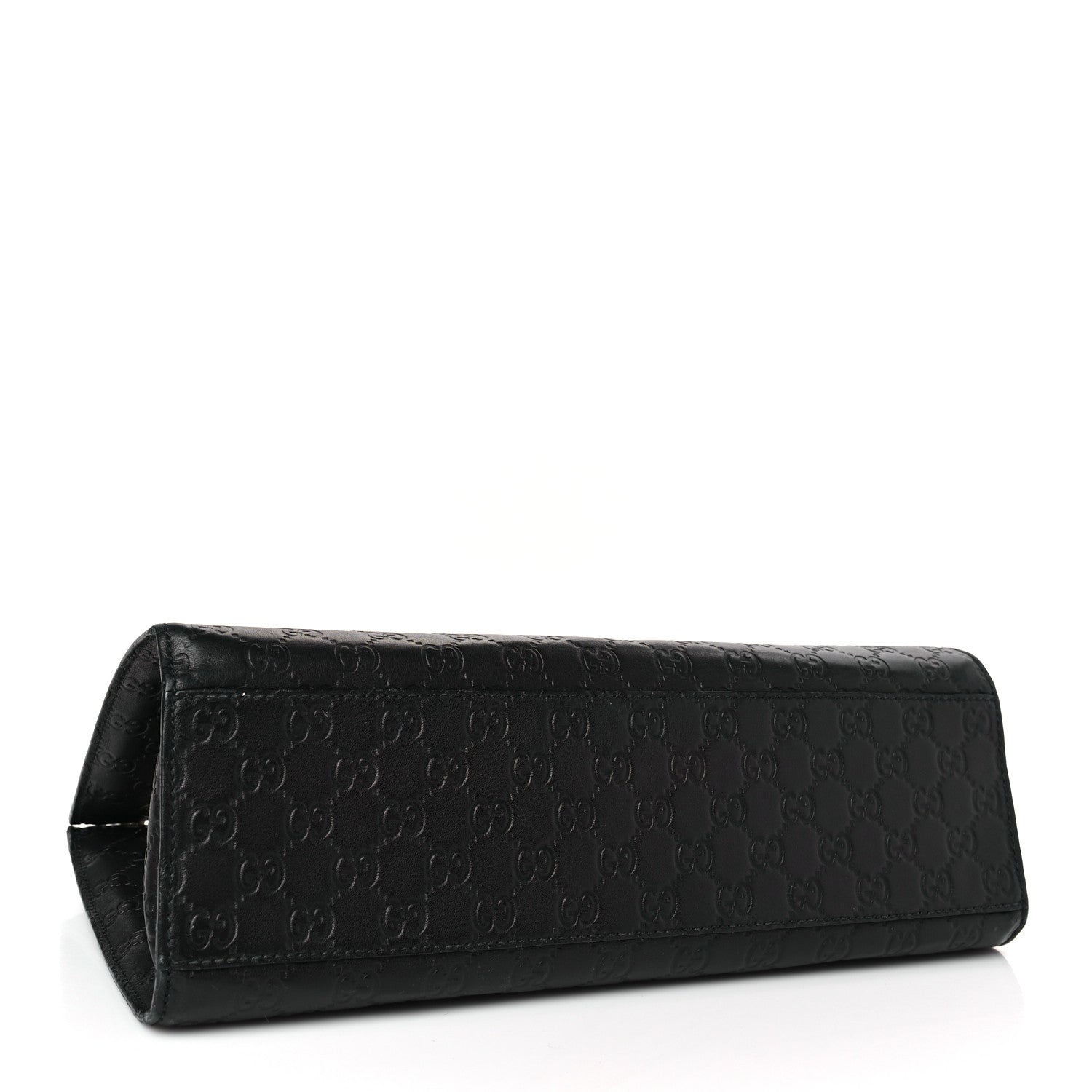 Gucci Guccissima Large Emily Chain Shoulder Bag Black 4 of 9