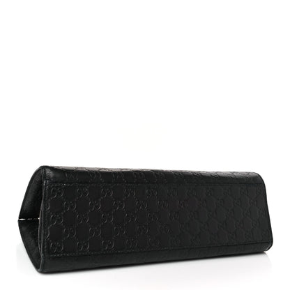 Gucci Guccissima Large Emily Chain Shoulder Bag Black 4 of 9