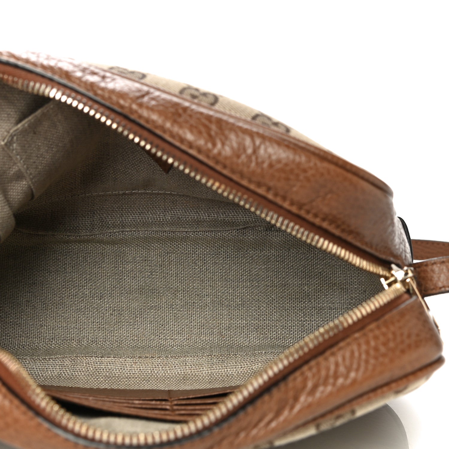 Gucci Monogram Mini Bree Messenger Bag Beige Tabacco 5 of 13