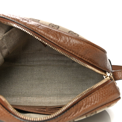 Gucci Monogram Mini Bree Messenger Bag Beige Tabacco 5 of 13