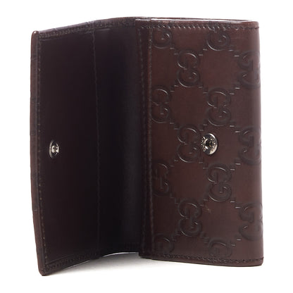 Gucci Guccissima Card Case Brown 6 of 7
