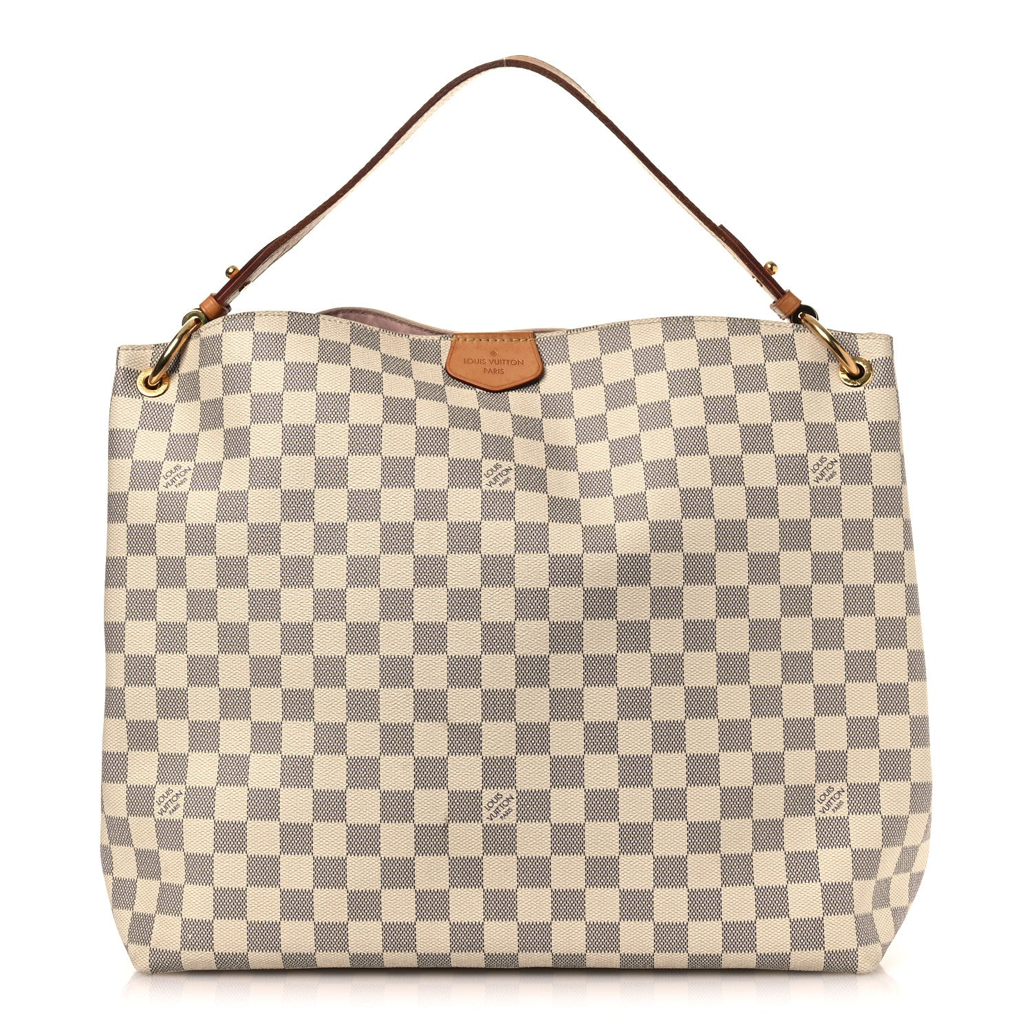 Louis Vuitton Damier Azur Graceful MM Rose Ballerine 1 of 16