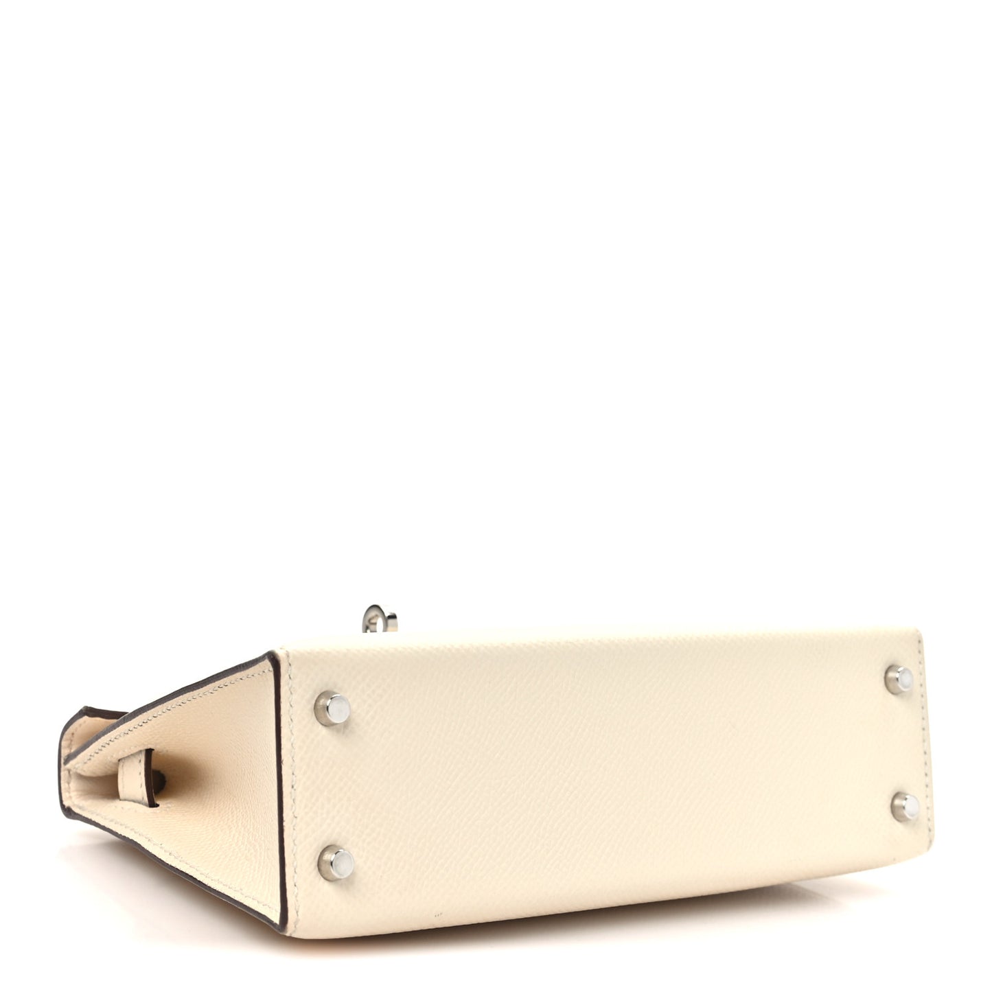 Epsom Mini Kelly Sellier 20 Nata Jaune Ambre Brique