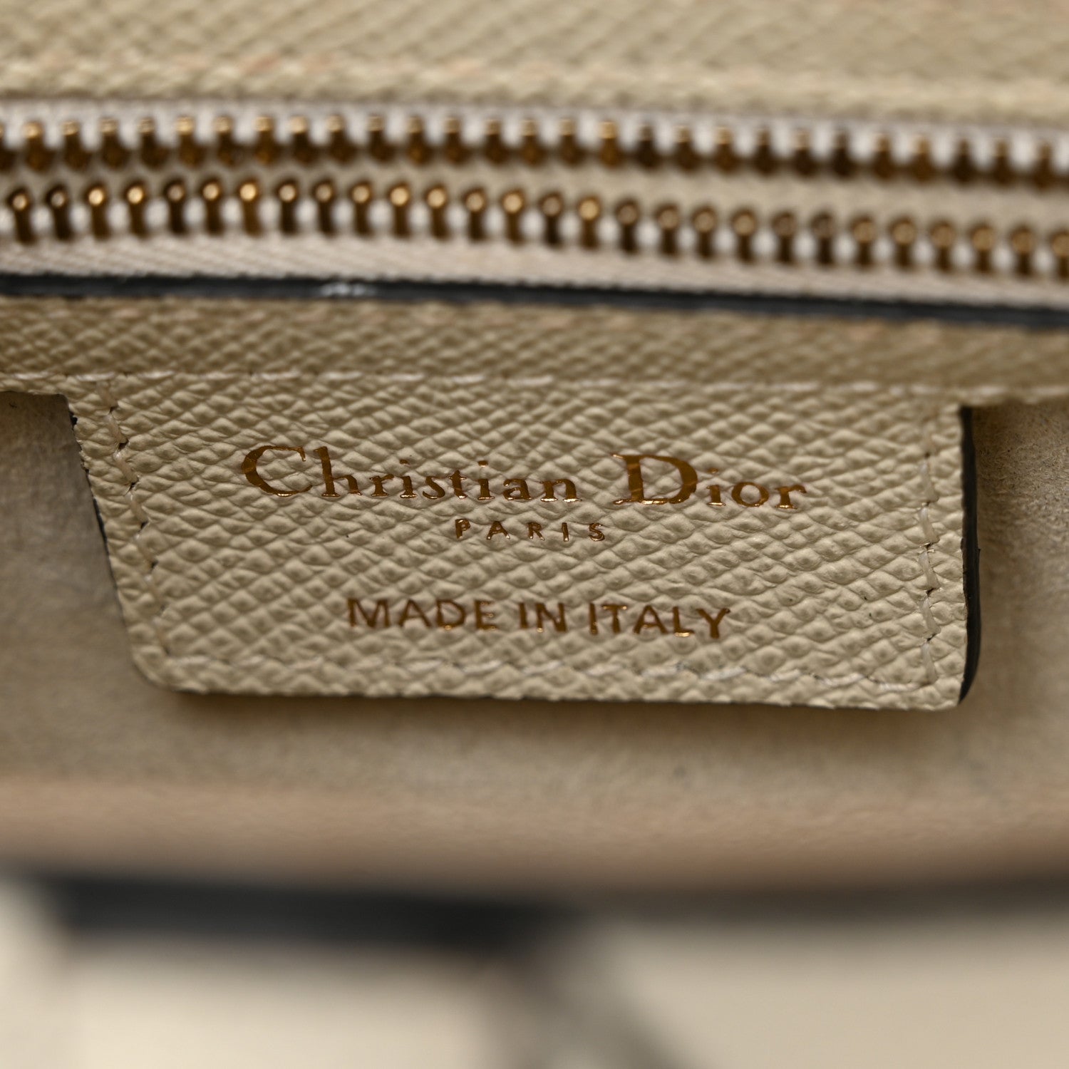 Christian Dior Grained Calfskin Saddle Bag White 6 of 12