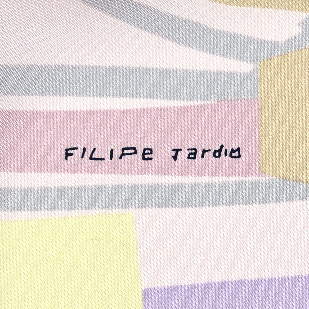 Silk Jersey Sea Surf and Fun Scarf 90 Rose Pale Mauve Jaune Soufre