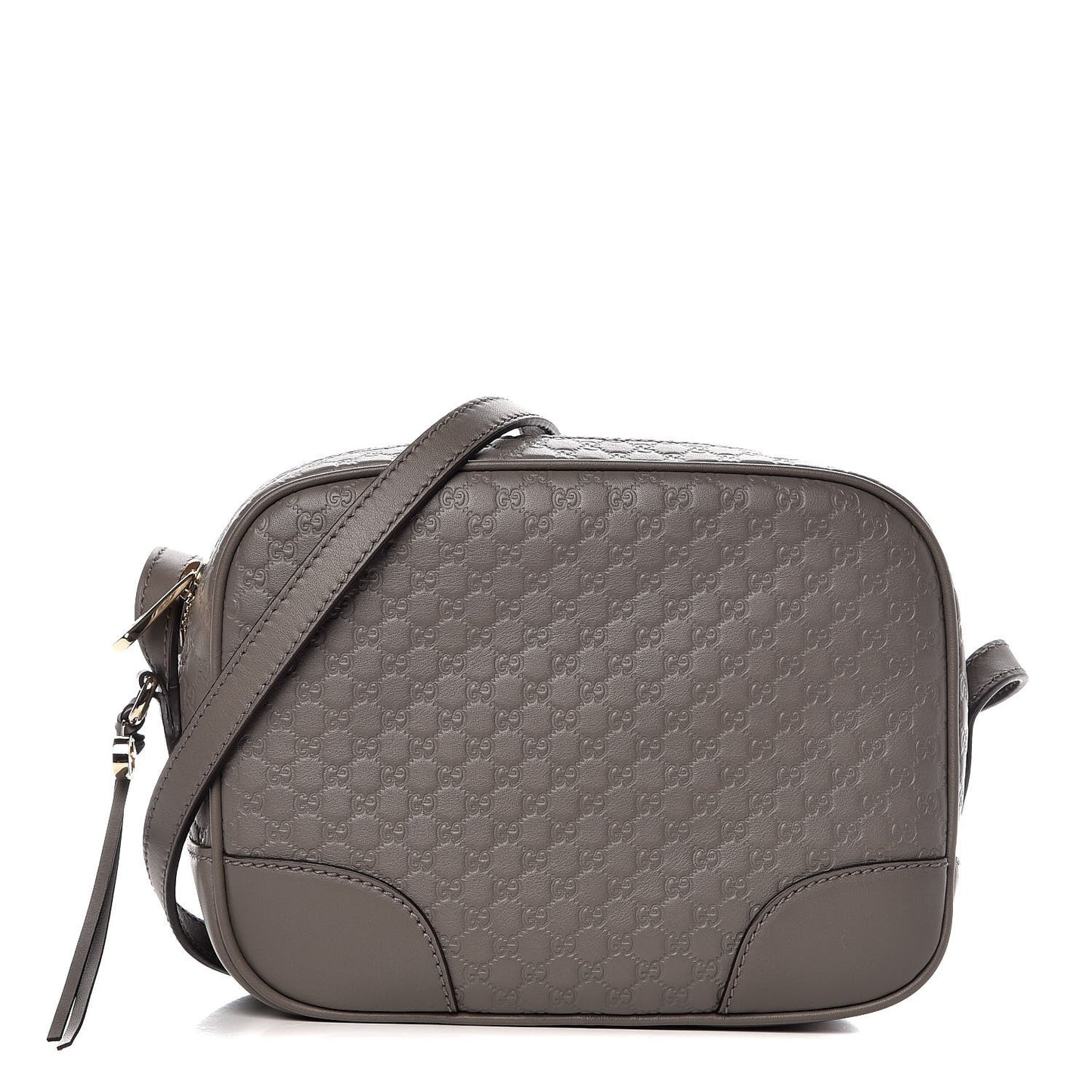 Microguccissima Mini Bree Messenger Bag Grey