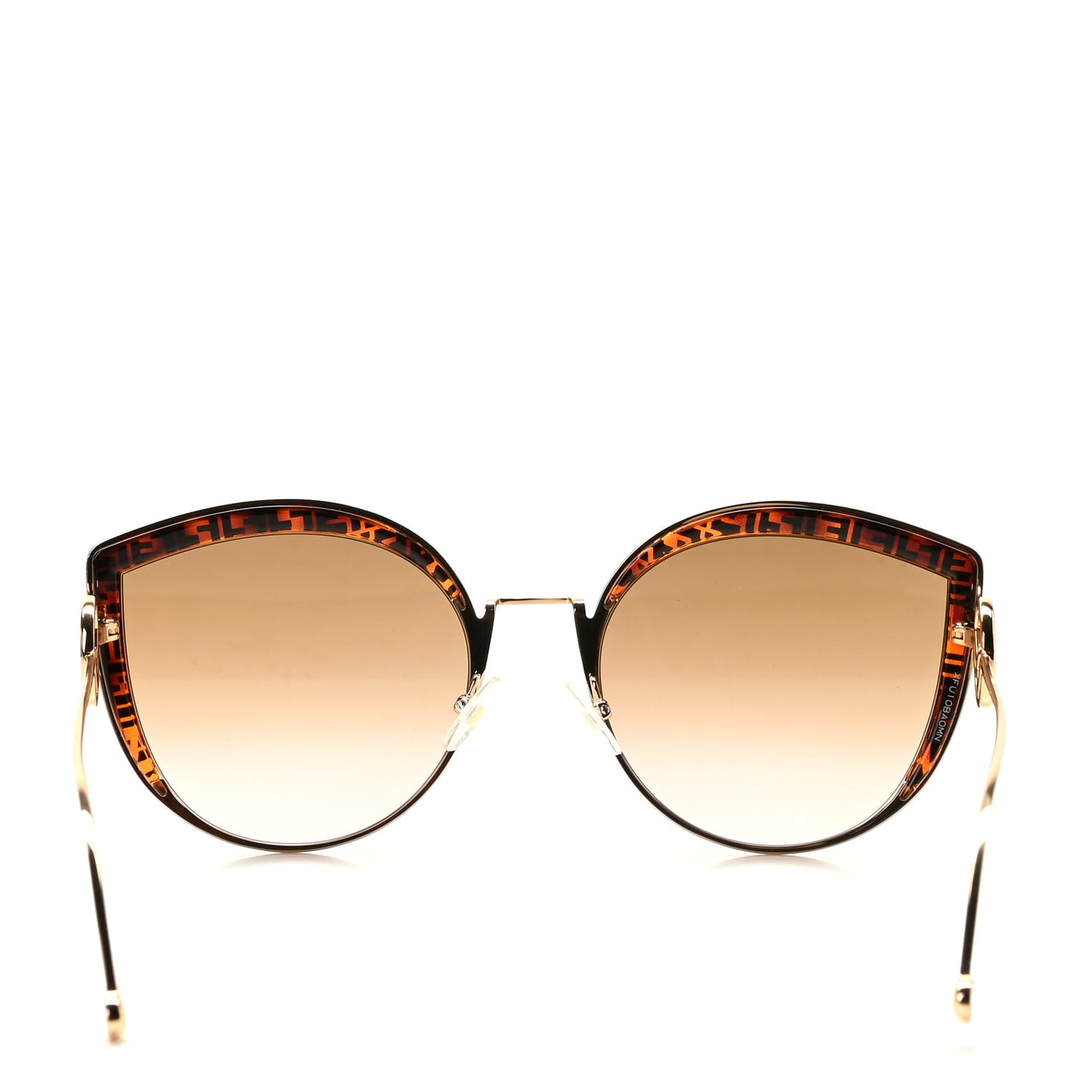 Metal Acetate F is Fendi FF Cat Eye Sunglasses FF 0290/S Gold