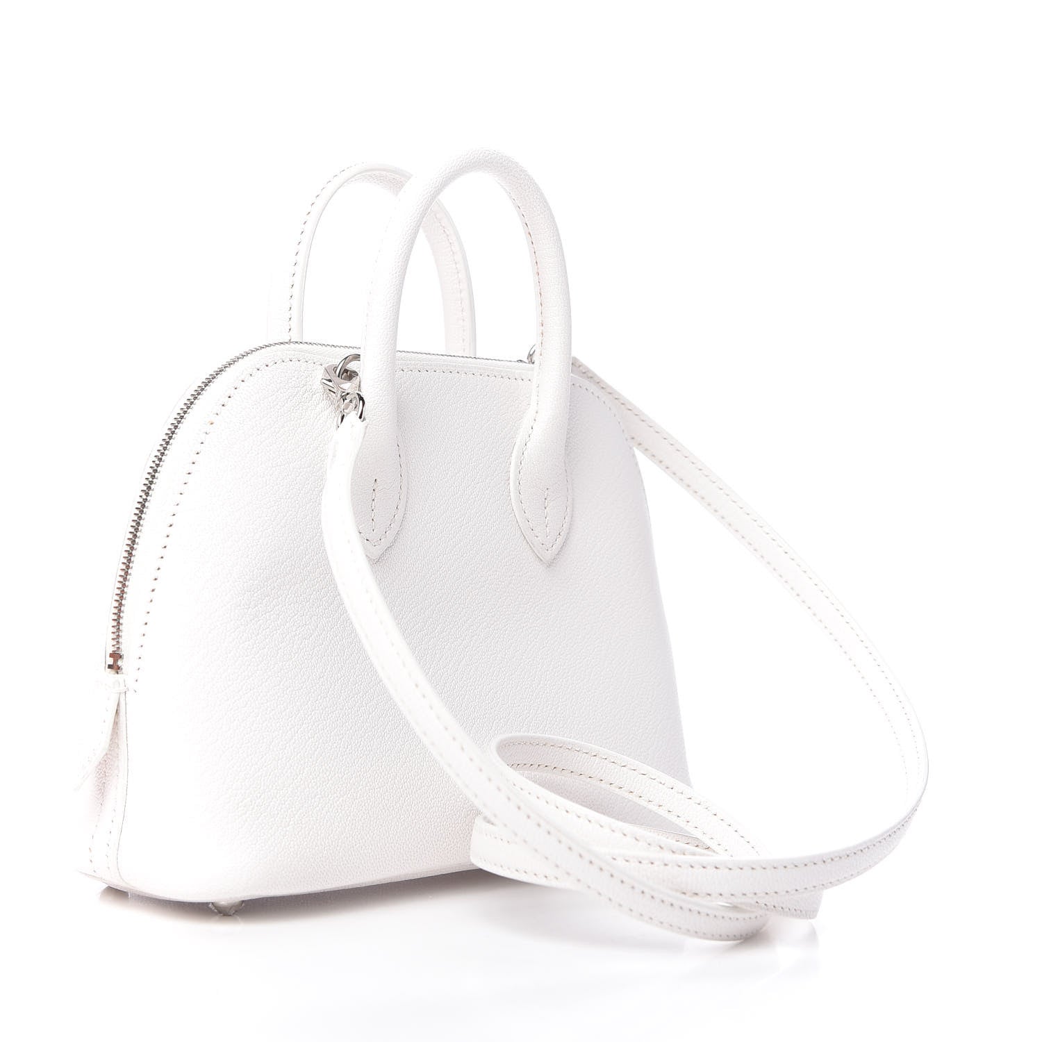 Hermes Chevre Mysore Mini 1923 Bolide White 3 of 10