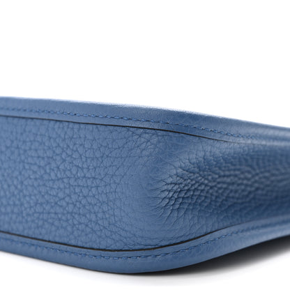 Hermes Taurillon Clemence Amazone Evelyne TPM Bleu Agate Cuivre 10 of 10
