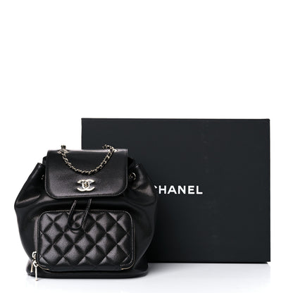 Chanel Caviar Quilted Business Affinity Backpack Black 12 of 12