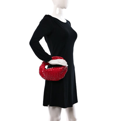 Bottega Veneta Patent Nappa Intrecciato Mini Jodie Candy Stripe 2 of 8