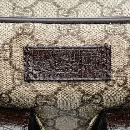 Gucci GG Plus Monogram Duffle Bag Dark Brown 6 of 7