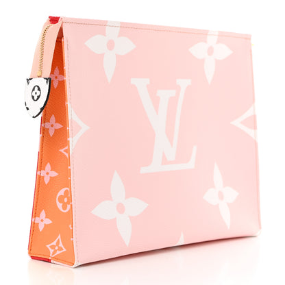 Louis Vuitton Monogram Giant Toiletry Pouch 26 Rouge 3 of 7