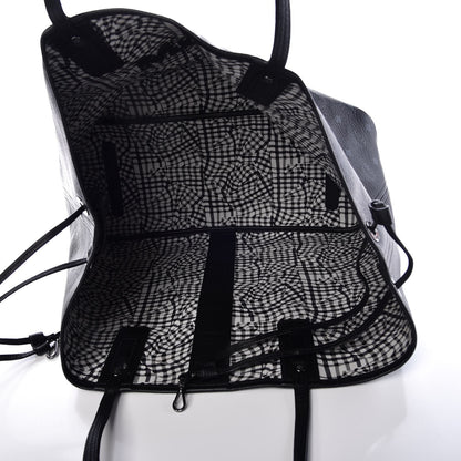 MCM Visetos Large Liz Reversible Shopper Tote Black 10 of 11