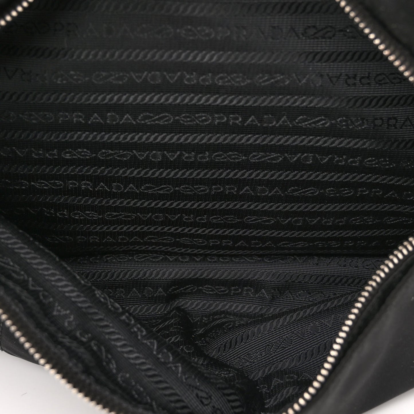 Tessuto Nylon Vela Diaper Bag Black